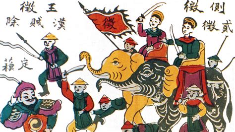  Trưng Sisters' Rebellion:  Ancient Vietnamese Resistance Against Chinese Domination and Early Proto-Nationalist Sentiment